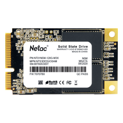 Netac N5M 128GB MSATA SATAIII Solid State Drive (SSD)