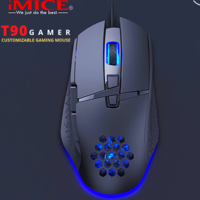 IMICE T90  8 Keys 7200DPI USB Wired Luminous Gaming Mouse
