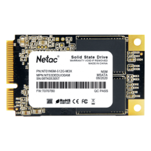 Netac N5M 512GB  mSATA SATAIII Solid State Drive (SSD)